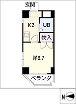 キャッスルウエスト  ｜ 愛知県名古屋市西区幅下1丁目（賃貸マンション1K・5階・21.70㎡） その2