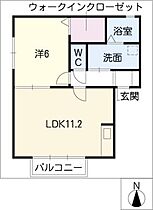 アグレア名塚  ｜ 愛知県名古屋市西区名塚町1丁目（賃貸アパート1LDK・1階・42.12㎡） その2