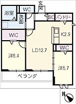 サンティエII  ｜ 愛知県名古屋市西区八筋町（賃貸アパート2LDK・3階・66.55㎡） その2