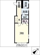 マロニエ21  ｜ 愛知県名古屋市西区大野木1丁目（賃貸アパート1K・1階・26.75㎡） その2