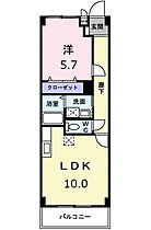 シャンドフルール元町 302 ｜ 愛知県清須市寺野元町261番地（賃貸マンション1LDK・3階・42.52㎡） その2