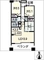 ロイヤルアークソレイス上小田井5階13.3万円