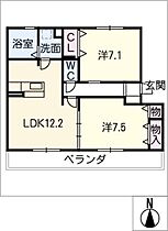 ソレイユ伍番館  ｜ 愛知県名古屋市中川区服部4丁目（賃貸アパート2LDK・1階・60.71㎡） その2