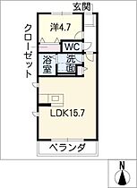 ルポゼ  ｜ 愛知県名古屋市中川区新家2丁目（賃貸アパート1LDK・1階・43.63㎡） その2