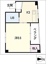 白帝マンション  ｜ 愛知県名古屋市熱田区花町（賃貸マンション1K・3階・19.00㎡） その2