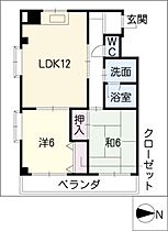 ドミール神宮  ｜ 愛知県名古屋市熱田区三本松町（賃貸マンション2LDK・1階・52.70㎡） その2