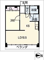 森部ビル  ｜ 愛知県名古屋市熱田区二番1丁目（賃貸マンション1LDK・2階・44.55㎡） その2