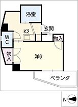 加福本通ビル  ｜ 愛知県名古屋市南区加福本通3丁目（賃貸マンション1K・5階・21.88㎡） その2