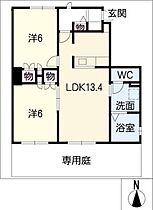 フォレスト　Ｗ棟  ｜ 愛知県名古屋市南区要町2丁目（賃貸アパート2LDK・1階・56.31㎡） その2