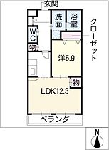 ＣＲＥＷＳ　ＳＱＵＡＲＥ  ｜ 愛知県名古屋市緑区六田2丁目（賃貸マンション1LDK・3階・44.40㎡） その2