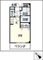 ジュネス大高 101 ｜ 愛知県名古屋市緑区大高町字上塩田39番地（賃貸マンション1R・1階・24.39㎡） その2