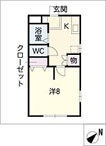 コーポ五葉  ｜ 愛知県名古屋市緑区鳴海町字姥子山（賃貸アパート1K・2階・26.50㎡） その2