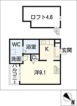 ROROナルミ 201 ｜ 愛知県名古屋市緑区鳴海町字上汐田198-2（賃貸アパート1R・2階・21.02㎡） その2