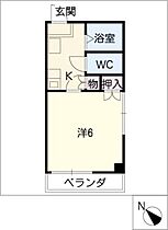 ＪＭオオダカ  ｜ 愛知県名古屋市緑区大高町字鷲津（賃貸マンション1K・3階・20.80㎡） その2