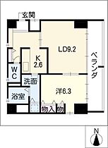 丸の内Ｔｅｒｒａｃｅ  ｜ 愛知県名古屋市中区丸の内1丁目（賃貸マンション1LDK・7階・49.08㎡） その2