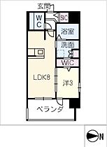 サンパーク上前津　II  ｜ 愛知県名古屋市中区大須4丁目（賃貸マンション1LDK・4階・29.82㎡） その2