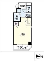 シャルム久屋  ｜ 愛知県名古屋市中区丸の内3丁目（賃貸マンション1R・6階・23.83㎡） その2