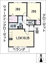 プリエ159  ｜ 愛知県名古屋市北区大我麻町（賃貸アパート2LDK・2階・52.55㎡） その2