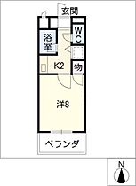 シャルム36  ｜ 愛知県名古屋市北区西志賀町2丁目（賃貸マンション1K・2階・24.96㎡） その2