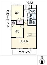 ジュノス　マノ  ｜ 愛知県名古屋市北区平手町1丁目（賃貸マンション2LDK・3階・56.52㎡） その2