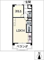 ソフィア東山  ｜ 愛知県名古屋市守山区東山町（賃貸マンション1LDK・5階・48.00㎡） その2