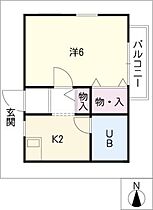 イカロス  ｜ 愛知県名古屋市名東区よもぎ台1丁目（賃貸アパート1K・2階・20.00㎡） その2