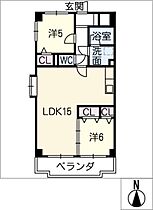 アークヒルズ虹ヶ丘  ｜ 愛知県名古屋市名東区にじが丘1丁目（賃貸マンション2LDK・3階・54.00㎡） その2