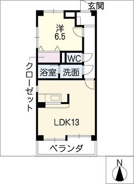 アートヒルズ高社 ｜愛知県名古屋市名東区高社2丁目(賃貸マンション1LDK・1階・48.82㎡)の写真 その2