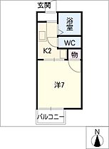 ジュネス園山  ｜ 愛知県名古屋市千種区園山町1丁目（賃貸アパート1K・1階・21.00㎡） その2