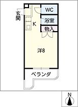 朝岡シティマンション  ｜ 愛知県名古屋市千種区朝岡町1丁目（賃貸マンション1R・1階・22.93㎡） その2