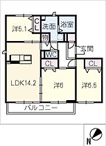 仮)JA賃貸千種区鹿子町四丁目A  ｜ 愛知県名古屋市千種区鹿子町4丁目（賃貸アパート3LDK・3階・79.68㎡） その2