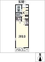 メイプル春里  ｜ 愛知県名古屋市千種区春里町1丁目（賃貸アパート1K・2階・28.40㎡） その2