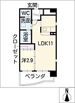 アルファパル東山通  ｜ 愛知県名古屋市千種区東山通3丁目（賃貸マンション1LDK・7階・33.66㎡） その2