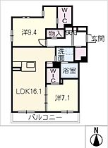 シャーメゾン津波倉  ｜ 愛知県名古屋市千種区東明町1丁目（賃貸マンション2LDK・1階・78.45㎡） その2