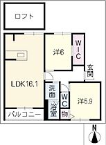 ヒルズ1101  ｜ 愛知県名古屋市千種区宮根台1丁目（賃貸アパート2LDK・2階・62.41㎡） その2