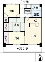 パークヒルズ東山  ｜ 愛知県名古屋市千種区清住町3丁目（賃貸マンション3LDK・4階・66.40㎡） その2