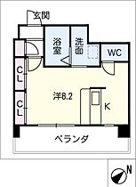 フィオーレ本山  ｜ 愛知県名古屋市千種区唐山町1丁目（賃貸マンション1R・1階・24.75㎡） その2