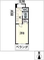 クレスト本山  ｜ 愛知県名古屋市千種区穂波町1丁目（賃貸マンション1K・7階・24.99㎡） その2