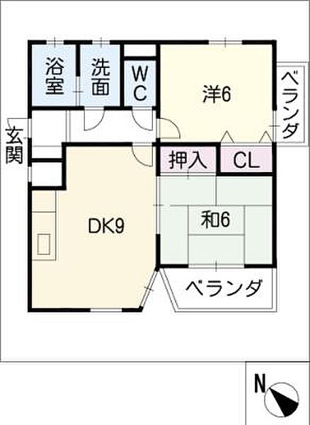 ヴァンベール中嶋 ｜愛知県名古屋市千種区千種3丁目(賃貸マンション2DK・4階・51.54㎡)の写真 その2