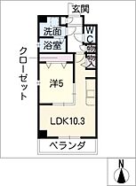 エルピス代官町  ｜ 愛知県名古屋市東区代官町（賃貸マンション1LDK・1階・40.32㎡） その2