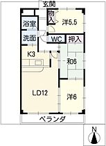 ハイツ・エクシード  ｜ 愛知県名古屋市名東区藤森2丁目（賃貸マンション3LDK・1階・68.90㎡） その2