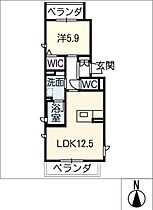 アンビーアウル  ｜ 愛知県名古屋市名東区本郷3丁目（賃貸マンション1LDK・2階・45.67㎡） その2