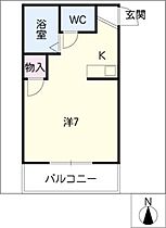 パストラル北山  ｜ 愛知県名古屋市昭和区北山町1丁目（賃貸アパート1R・1階・21.75㎡） その2