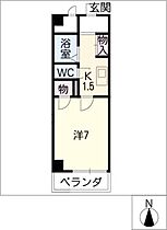 エクセルフジタ  ｜ 愛知県名古屋市昭和区出口町2丁目（賃貸マンション1K・3階・24.90㎡） その2