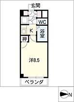 アームス東畑  ｜ 愛知県名古屋市昭和区東畑町2丁目（賃貸マンション1K・2階・24.18㎡） その2