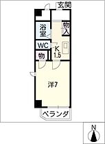 エクセルフジタ  ｜ 愛知県名古屋市昭和区出口町2丁目（賃貸マンション1K・2階・24.90㎡） その2