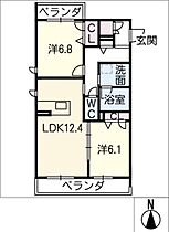 ルプルス吹上  ｜ 愛知県名古屋市昭和区吹上町1丁目（賃貸マンション2LDK・3階・62.72㎡） その2