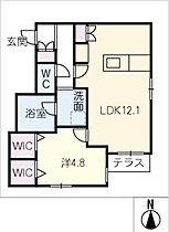 リヴェール吹上  ｜ 愛知県名古屋市昭和区車田町1丁目（賃貸マンション1LDK・1階・45.81㎡） その2