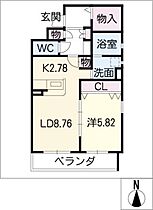 ゼフォール吹上  ｜ 愛知県名古屋市昭和区車田町2丁目（賃貸マンション1LDK・2階・48.70㎡） その2