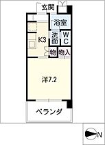 リバーガーデン浅井  ｜ 愛知県名古屋市天白区塩釜口2丁目（賃貸マンション1K・4階・24.50㎡） その2